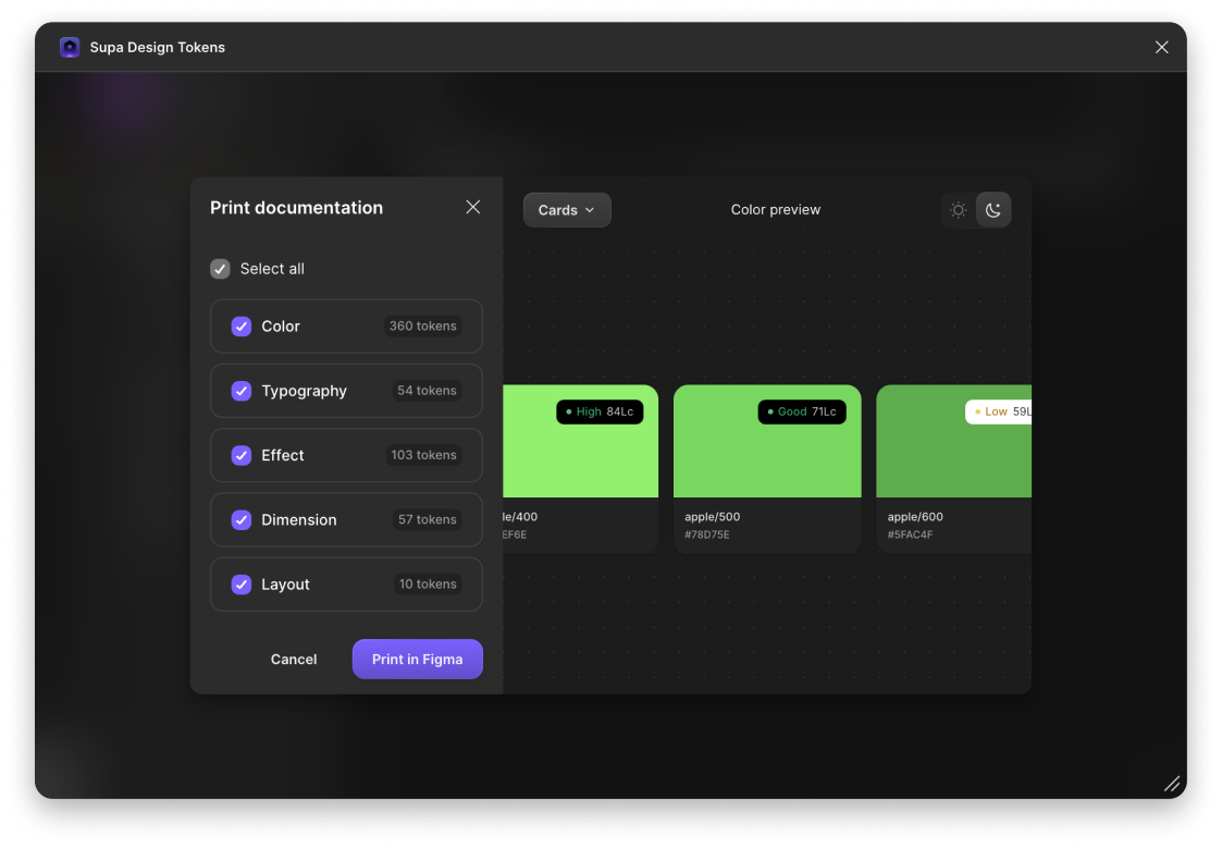 Documentation interface